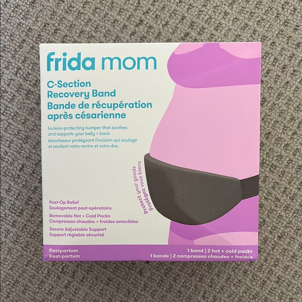 Gray Maternity Support Band postpartum